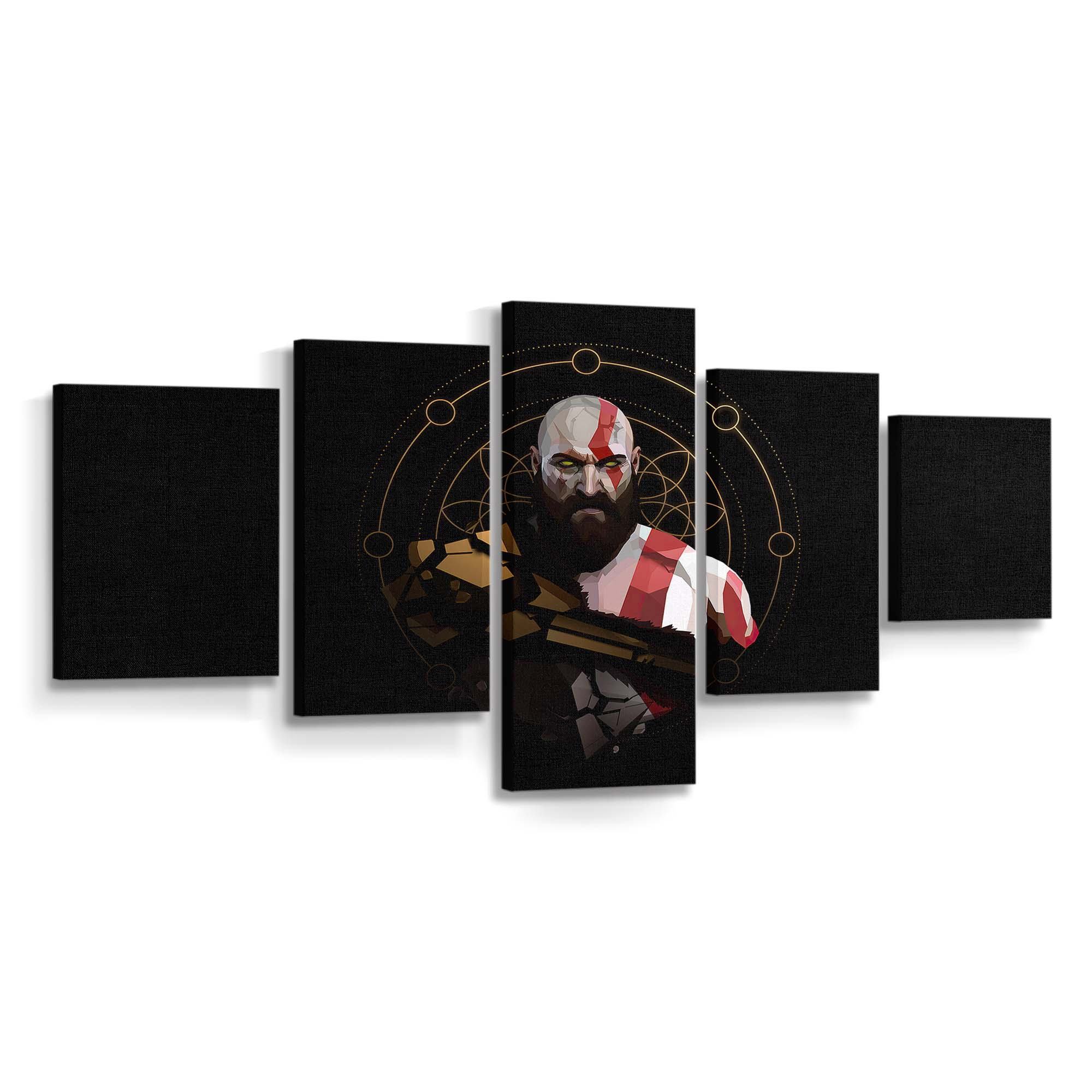 kratos minimal artwork 4k i3